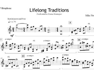 Lifelong Traditions - for vibraphone solo