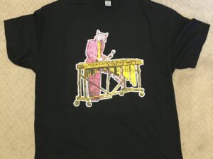 Cool Jazz Cat T-shirt - Black
